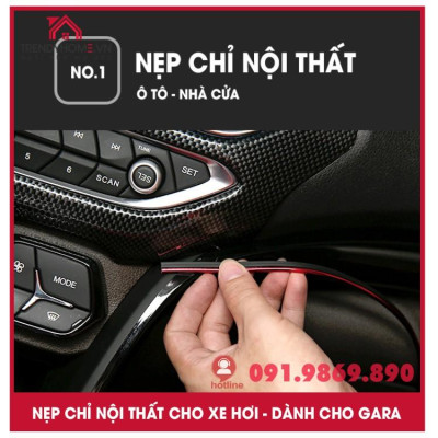 Chỉ viền trang trí nội thất ô tô inbox chọn màu