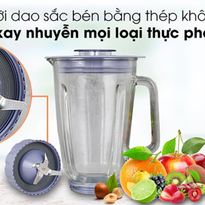 Máy xay sinh tố Philips HR2222/00 (700W) - Hàng Chính Hãng