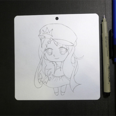 Giấy vẽ màu nước vẽ lên màu ấn tượng giấy dày kích thước (14 x 14) cm bo 4 góc 40 tờ AR516 Green Art - Hàng chính hãng