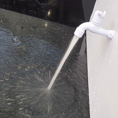 Vòi hồ nhựa ABS mạ Chrome Eurolife EL-HN04 (Trắng)