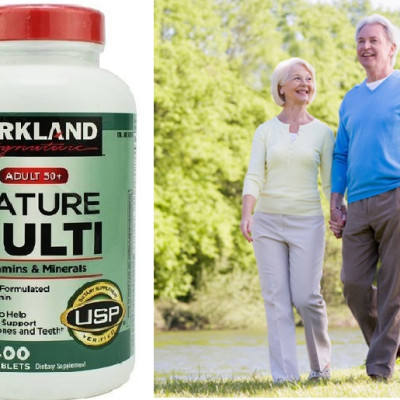 Vitamin tổng hợp cho người từ 50 tuổi Mature Multi Vitamins & Minerals Kirkland tăng sức đề kháng, hỗ trợ xương, răng và cơ bắp khỏe - OZ Slim Store