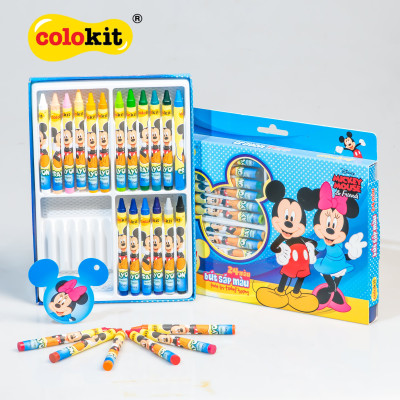 Bút sáp màu Colokit Disney Mickey CR-C030/MI - 24 màu