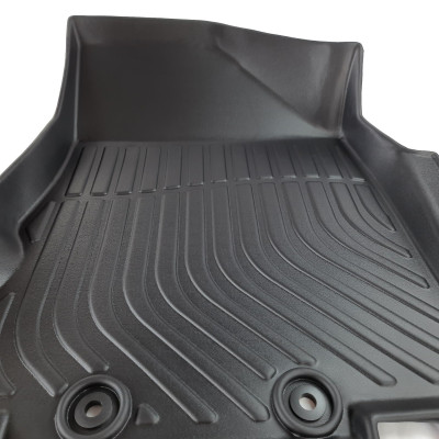 Thảm lót sàn xe ô tô Suzuki Ciaz 2015-2020 Nhãn hiệu Macsim chất liệu nhựa TPE cao cấp màu đen