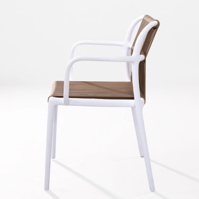 Ghế nhựa nhập khẩu dây đan Tundo cao cấp JNST 3039CT 60 x 52 x 81 cm