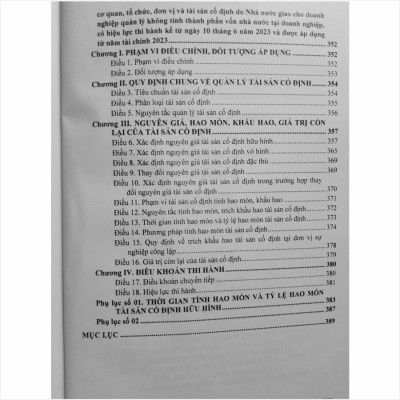 Sách Hướng Dẫn Chế Độ Quản Lý, Tính Hao Mòn, Khấu Hao Tài Sản Cố Định tại Cơ Quan, Tổ Chức, Đơn Vị và Doanh Nghiệp - V2298T