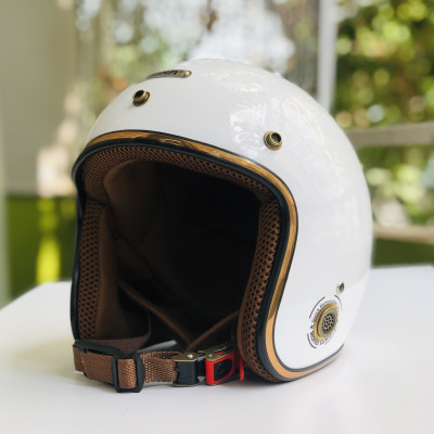 Mũ bảo hiểm 3/4 RONA R8 freesize vòng đầu 55-59cm phù hợp cho nam và nữ đi xe máy