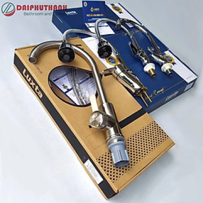 Vòi Bếp Nóng Lạnh Vòi Rửa Chén Bát Chính Hãng LUXTA Nhiều Mẫu Chất Liệu Cao Cấp - Nhiều kiểu vòi: thân tròn, thân lò xo, tặng cặp dây cấp