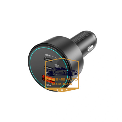 Tẩu Sạc Nhanh Cho Xe Hơi WiWU Exeed 200W Wi-QC026 - Hỗ Trợ Sạc QC+PD - Hàng Chính Hãng