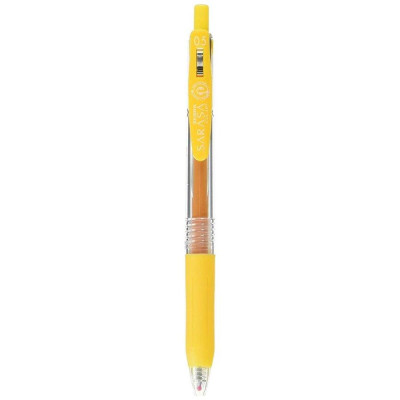 Bút Bi 0.5 mm Zebra Sarasa Clip JJ15-Y - Màu Vàng