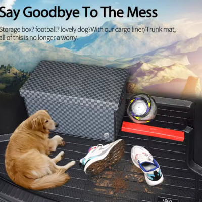 Thảm lót cốp ô tô nhựa TPU Toyota Corolla 1995 (E110) Nhãn hiệu Macsim