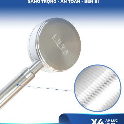 Combo vòi sen tăng áp LUVA VS4 kèm dây sen LUVA dài 1.5m