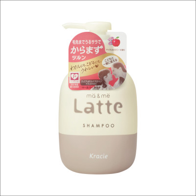 Dầu Gội Dưỡng Tóc Chắc Khoẻ Dành Cho Cả Gia Đình Kracie Ma & Me Latte Shampoo 490mL