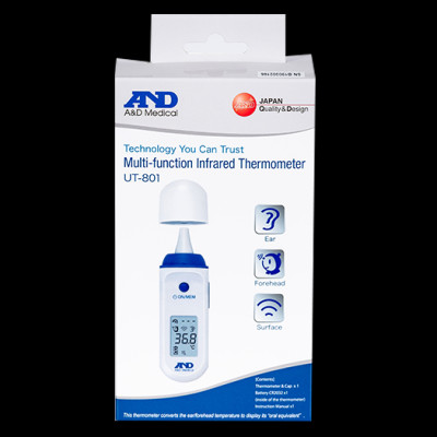 Nhiệt kế hồng ngoại đo tai, trán AND A&D Medical UT-801 đo nhanh, chính xác chỉ sau 1 giây