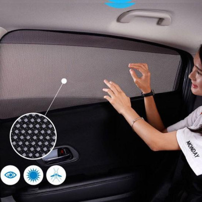 Rèm che nắng nam châm cho xe Nissan Terra, bộ 4 tấm cho 4 cửa, hàng loại 1 cao cấp nhất, vừa khít kính