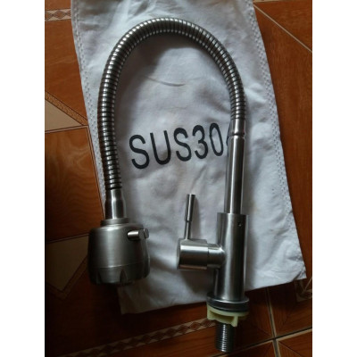 Vòi Rửa Chén Cắm Chậu Cần Mềm Inox 304 Siêu Bền