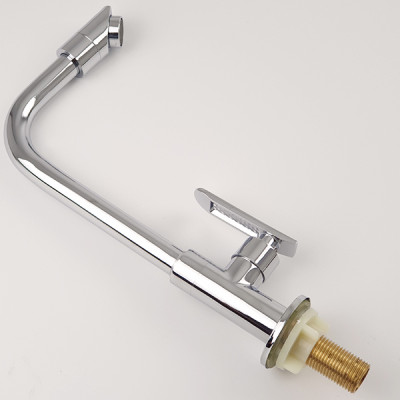 Vòi rửa chén lạnh Đồng mạ Chrome Eurolife EL-RC04 (Trắng bạc)