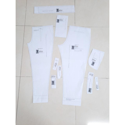 Rập giấy mã 1323 chân váy 7 mảnh (BẢN VẼ)