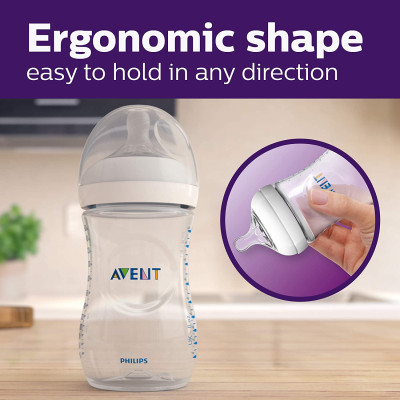 Bình Sữa Mô Phỏng Tự Nhiên PHILIPS AVENTs, Nhựa PP (Polypropylene ), Size 60ml/ 125ml/ 260ml/ 330ml 