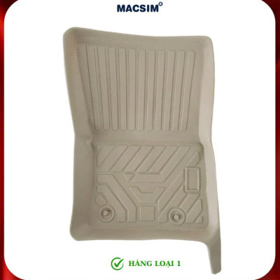 Thảm lót sàn ô tô xe Toyota Land cruiser LC300 2022+ (sd) nhãn hiệu Macsim - chất liệu tpe cao cấp màu be