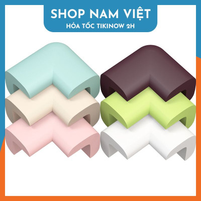 Set 4 Miếng Xốp Bọc Cạnh Bàn, Bịt Góc Tủ Bảo Vệ An Toàn Cho Bé NAVIVU