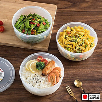 Bộ 03 Hộp thực phẩm Nakaya 1300ml hàng nội địa Nhật Bản K.156#