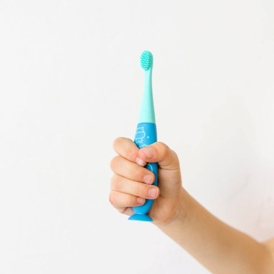 Đầu bàn chải silicon thay thế cho bé Marcus & Marcus - Xanh dương