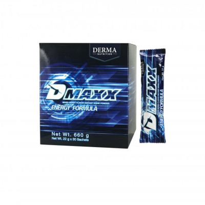 DMAXX thức uống bổ sung vitamin năng lượng có đường DAMODE 6 gói dùng thử màu xanh