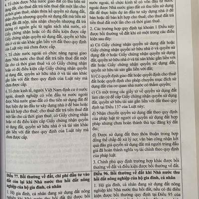 So Sánh Luật Đất Đai  năm 2013 và năm 2024