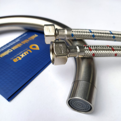 Vòi Bếp Nóng Lạnh Vòi Rửa Chén Bát Chính Hãng LUXTA Nhiều Mẫu Chất Liệu Cao Cấp - Nhiều kiểu vòi: thân tròn, thân lò xo, tặng cặp dây cấp