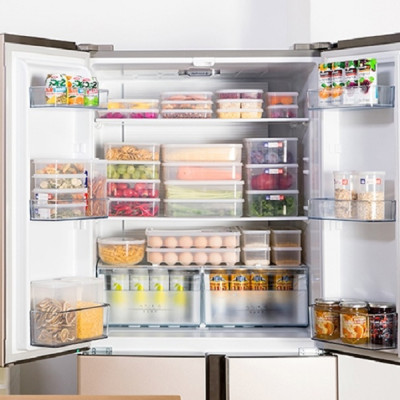 Combo 03 chiếc Hộp thực phẩm có tay cầm Nakaya 1000ml hàng nội địa Nhật Bản K155#