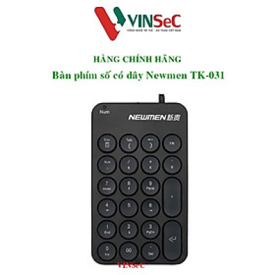 BÀN PHÍM SỐ NEWMEN TK031 - Hàng Chính Hãng