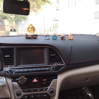 Thảm da Taplo vân carbon Cao cấp dành cho xe KIA Cerato 2019