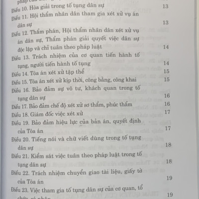 Bộ luật tố tụng dân sự (hiện hành) (sửa đổi bổ sung năm 2019, 2020, 2022, 2023)