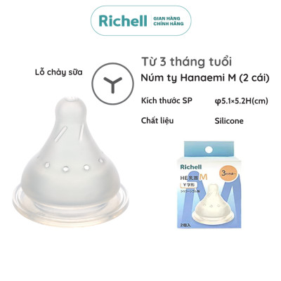 Bình sữa RICHELL Hanaemi Nhật Bản PPSU và Thủy tinh | Baby