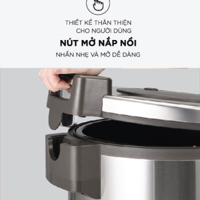 Nồi Cơm Điện Công Nghiệp Cuckoo CR-3555 - 1460W - 6.3L . Hàng Chính Hãng