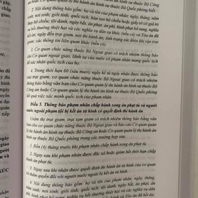 Chỉ Dẫn Luật Thi Hành Án Hình Sự