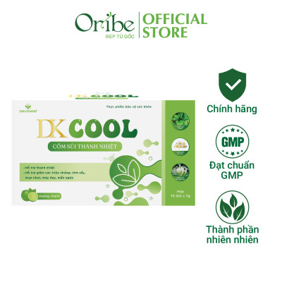 Bột Sủi Thanh Nhiệt DKCOOL Giảm Lở Miệng Nhiệt Miệng Rôm Sẩy - Hộp 10 Gói x 7g