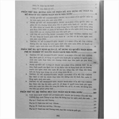 Sách Hệ Thống Mục Lục Ngân Sách Nhà Nước - V2406D