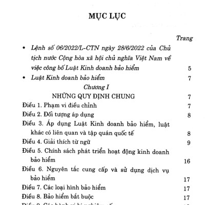 Luật Kinh Doanh Bảo Hiểm
