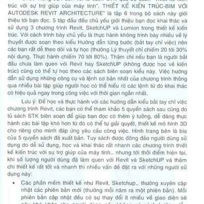 Thiết Kế Kiến Trúc -Bim Với Autodesk Revit