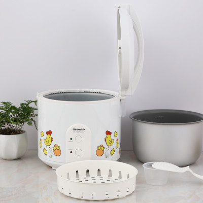 Nồi cơm nắp gài Sharp 1.8 lít KS-183TJV - Công nghệ nấu 3D, Công suất 700W - Hàng chính hãng - Bảo hành 12 tháng