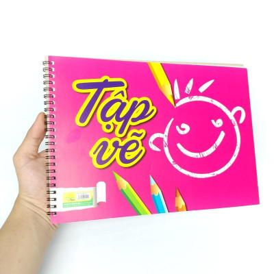 Tập Vẽ Lò Xo A4 - Giấy Vàng