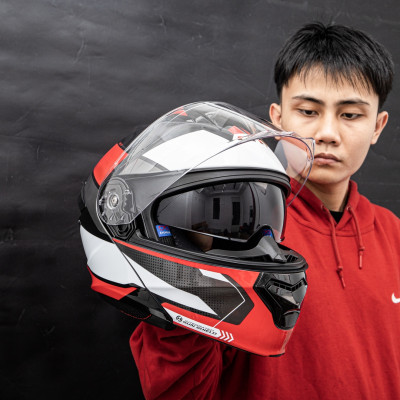 Mũ Bảo Hiểm Fullface Lật Hàm Hai Kính YOHE 935 - GARA20