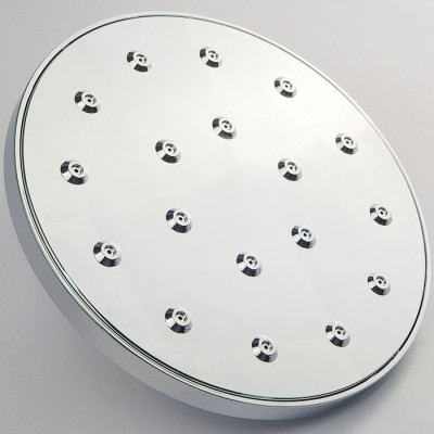 Combo đài sen và tay sen tròn nhựa ABS mạ Chrome cao cấp Eurolife EL-DST 01 (Trắng bạc)