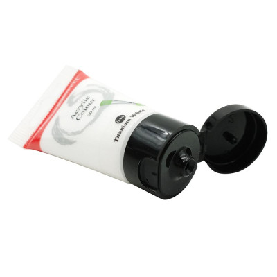 Tuýp màu vẽ acrylic 30ml titanium white (trắng titan) Faber 1183001