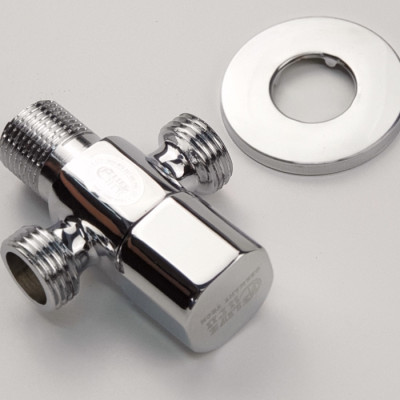 Van T chia giảm áp và khóa 2 đường nước Eurolife EL-X20 (Trắng bạc)