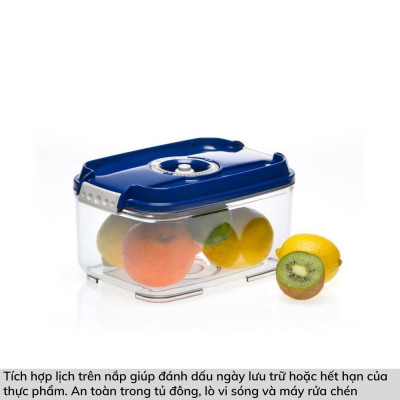 Hộp Bảo Quản Thực Phẩm Hút Chân Không Status Hình Chữ Nhật 2L Hàng chính hãng