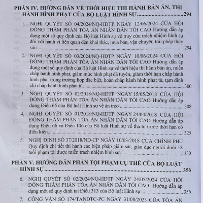 Bộ Luật Hình Sự Năm 2015 ( Sửa Đổi, Bổ Sung Năm 2017, 2025 )