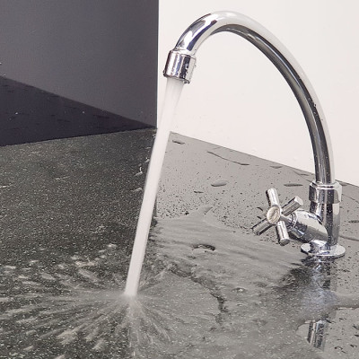 Vòi rửa chén lạnh nhựa ABS mạ Chrome Eurolife EL-VCN03 (Trắng bạc)