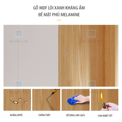 Tủ Gỗ Để Vang Trang Trí Phòng Khách, Bếp Dài 240cm Thương Hiệu SIB Decor TCK18